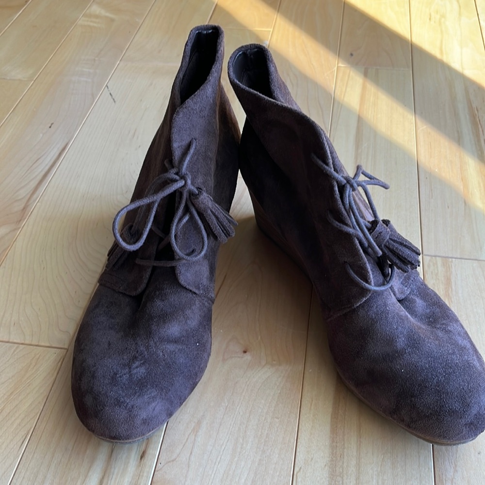 Dr scholls wedge booties. Size 9.5